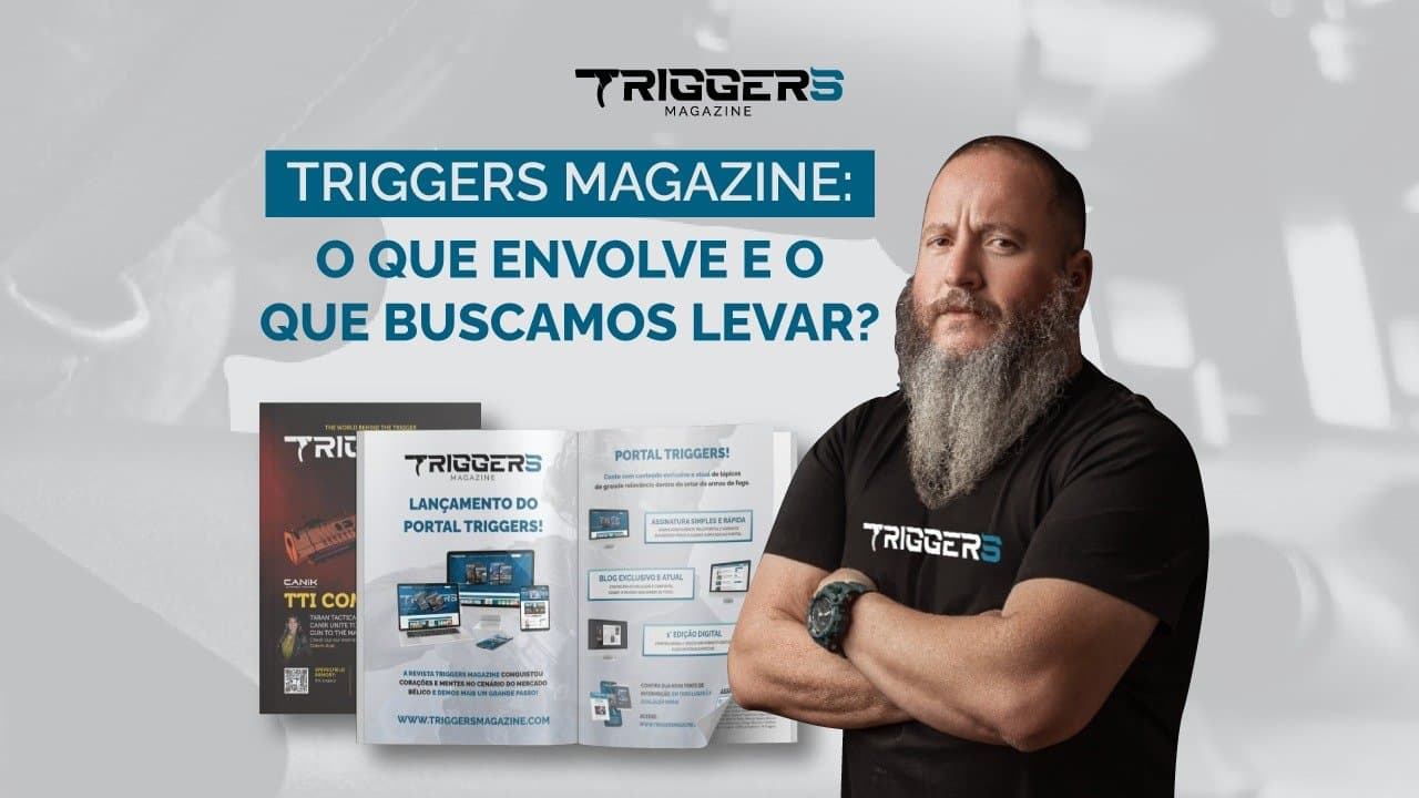 Junior Sucasas aparece em arte de divulgação da Triggers Magazine.
