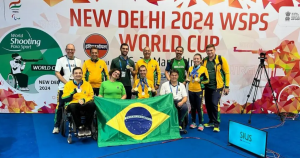 Brasileiros garantem dois ouros em etapa da Copa do Mundo de tiro esportivo