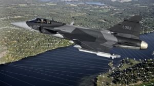 Suécia encomenda estudo sobre capacidade de lançamento de satélite a partir do Gripen